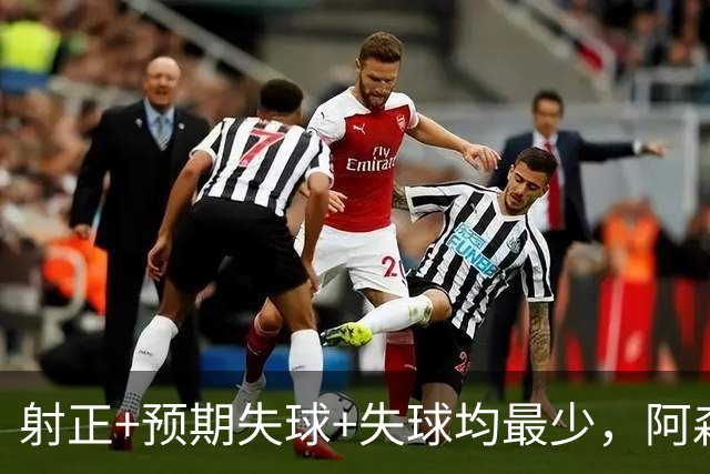 射正+预期失球+失球均最少，阿森纳3项防守数据英超最佳